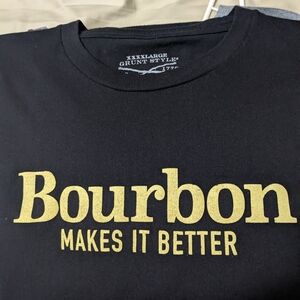 Grunt Style Black and Gold Men's Shirt